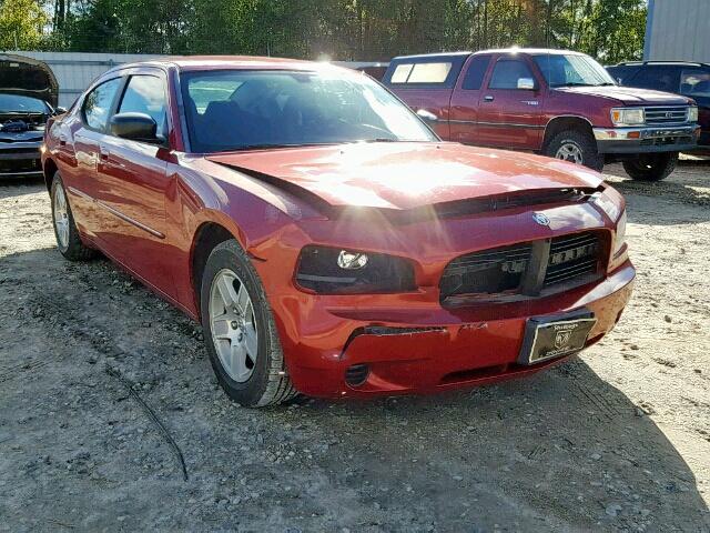 2B3KA43R08H168835 - 2008 DODGE CHARGER RED photo 1