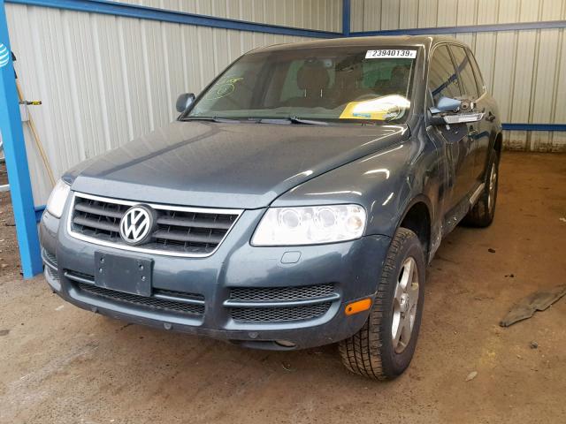 WVGZG77L26D004060 - 2006 VOLKSWAGEN TOUAREG 3. BLUE photo 2