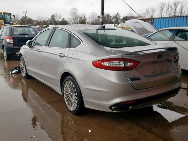 3FA6P0K94FR101199 - 2015 FORD FUSION TIT SILVER photo 3