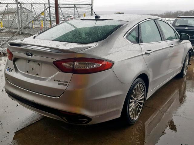 3FA6P0K94FR101199 - 2015 FORD FUSION TIT SILVER photo 4