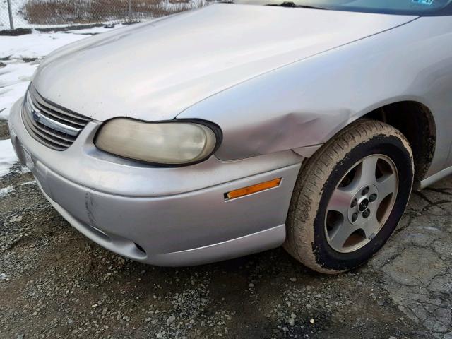 1G1NE52J13M505688 - 2003 CHEVROLET MALIBU LS ვერცხლისფერი ფოტო 9