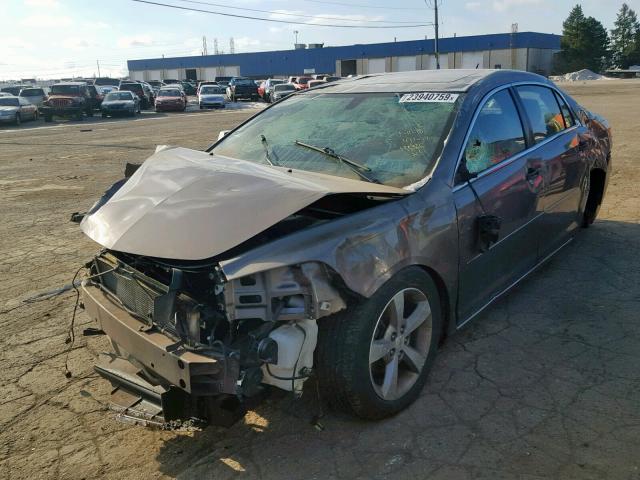 1G1ZC5E13BF155566 - 2011 CHEVROLET MALIBU 1LT ყავისფერი ფოტო 2