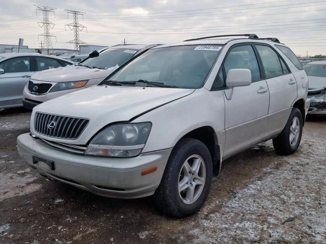 JT6GF10U7Y0067557 - 2000 LEXUS RX 300 WHITE photo 2