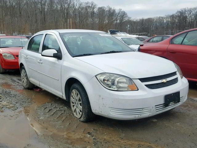 1G1AD5F54A7180190 - 2010 CHEVROLET COBALT 1LT WHITE photo 1