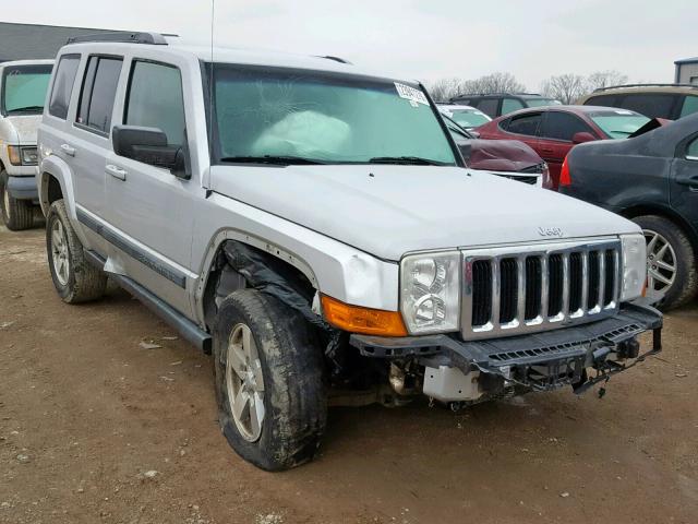 1J8HG48K58C212908 - 2008 JEEP COMMANDER SILVER photo 1