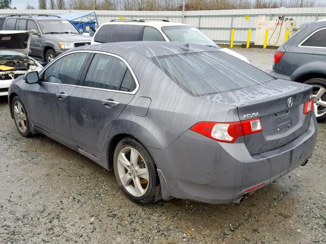 JH4CU26689C026736 - 2009 ACURA TSX GRAY photo 3