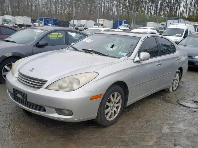 JTHBF30G020029005 - 2002 LEXUS ES 300 SILVER photo 2