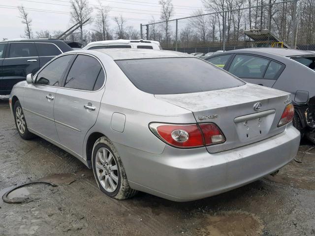 JTHBF30G020029005 - 2002 LEXUS ES 300 SILVER photo 3