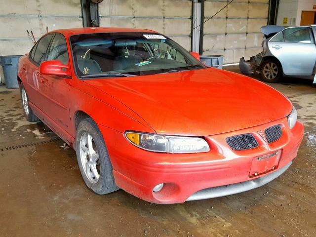 1G2WP52KXYF318139 - 2000 PONTIAC GRAND PRIX RED photo 1