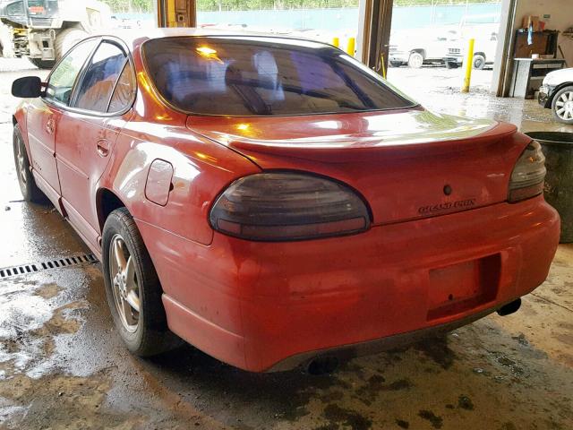 1G2WP52KXYF318139 - 2000 PONTIAC GRAND PRIX RED photo 3