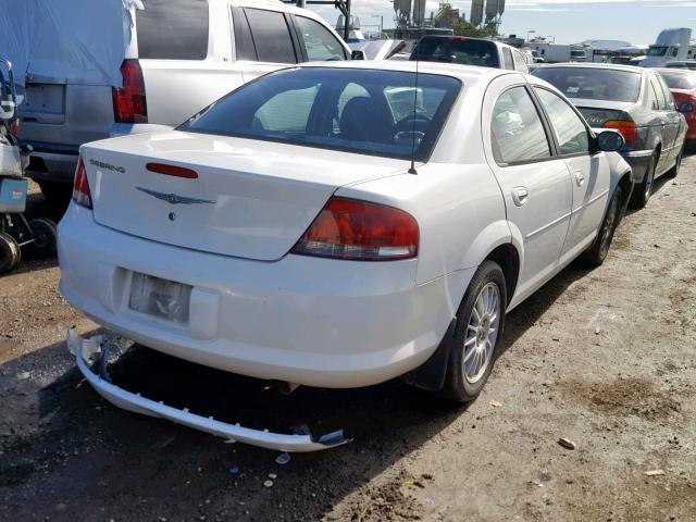 1C3EL46J94N314098 - 2004 CHRYSLER SEBRING LX WHITE photo 4