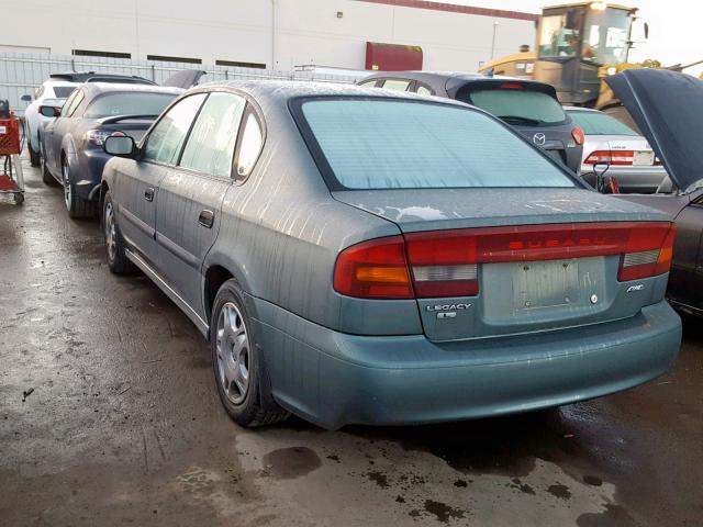 4S3BE6351Y7204653 - 2000 SUBARU LEGACY L BLUE photo 3