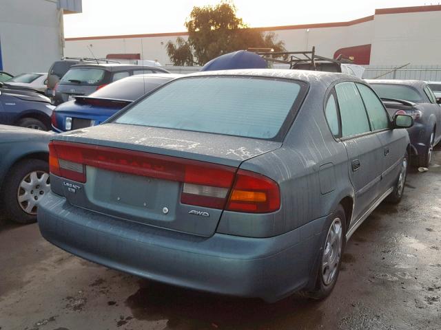 4S3BE6351Y7204653 - 2000 SUBARU LEGACY L BLUE photo 4