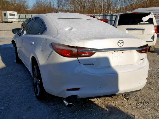 JM1GL1VM0J1310460 - 2018 MAZDA 6 TOURING WHITE photo 3