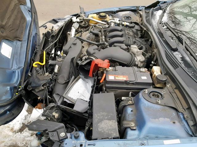 3FAHP0DC4AR137548 - 2010 FORD FUSION SPO BLUE photo 7