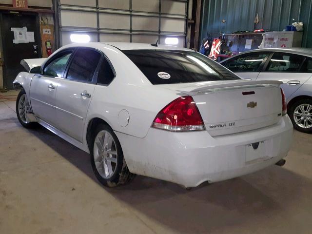 2G1WC5E36C1101580 - 2012 CHEVROLET IMPALA LTZ WHITE photo 3