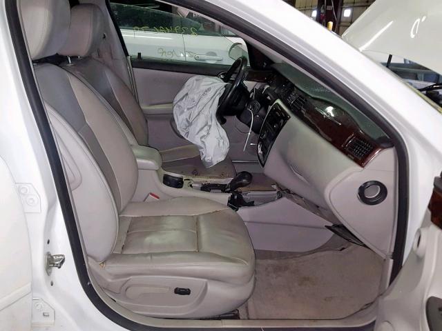 2G1WC5E36C1101580 - 2012 CHEVROLET IMPALA LTZ WHITE photo 5