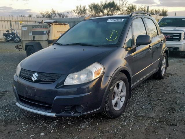 JS2YB413775111998 - 2007 SUZUKI SX4 BLACK photo 2