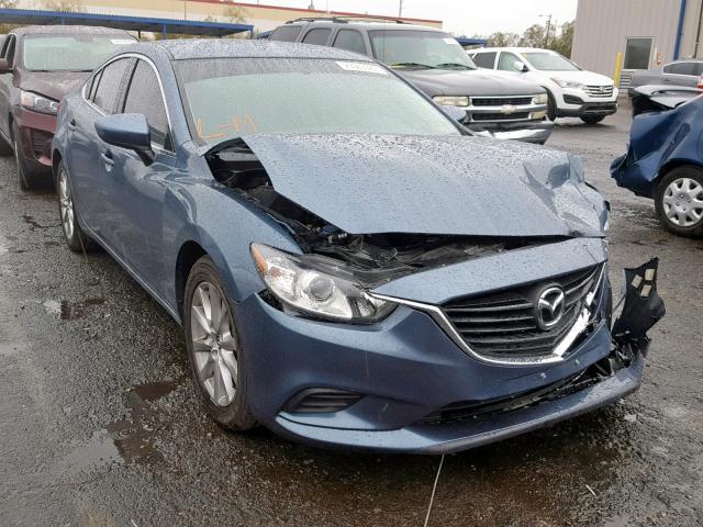 JM1GJ1U69E1127279 - 2014 MAZDA 6 SPORT BLUE photo 1