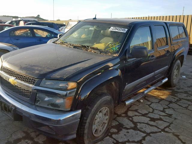 1GCDS43E688223019 - 2008 CHEVROLET COLORADO L BLACK photo 2