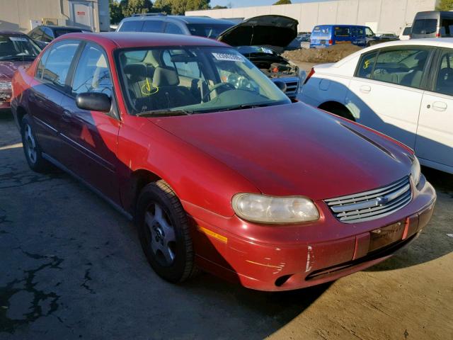 1G1ND52F65M190758 - 2005 CHEVROLET CLASSIC RED photo 1