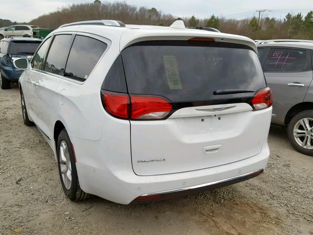 2C4RC1EG5JR350435 - 2018 CHRYSLER PACIFICA T WHITE photo 3