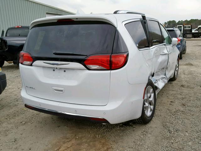 2C4RC1EG5JR350435 - 2018 CHRYSLER PACIFICA T WHITE photo 4