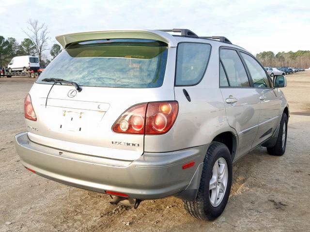 JT6HF10U9Y0114818 - 2000 LEXUS RX 300 SILVER photo 4