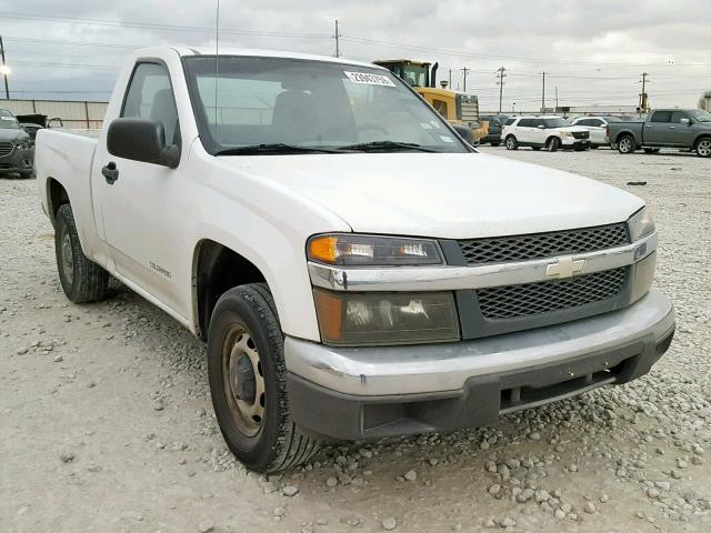 1GCCS146948137182 - 2004 CHEVROLET COLORADO WHITE photo 1