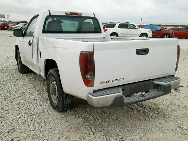 1GCCS146948137182 - 2004 CHEVROLET COLORADO WHITE photo 3