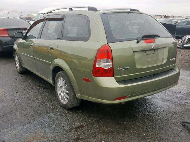 KL5JJ86ZX5K088451 - 2005 SUZUKI FORENZA LX GREEN photo 3