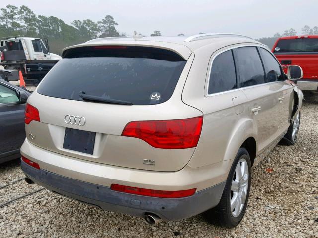 WA1BY74L48D029353 - 2008 AUDI Q7 3.6 QUA TAN photo 4