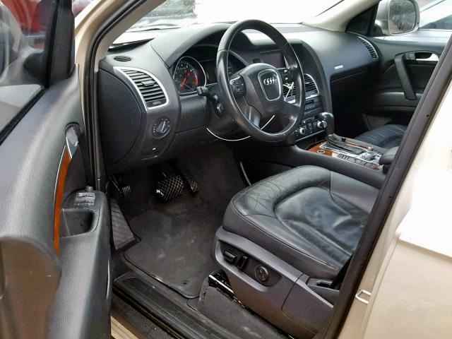 WA1BY74L48D029353 - 2008 AUDI Q7 3.6 QUA TAN photo 9