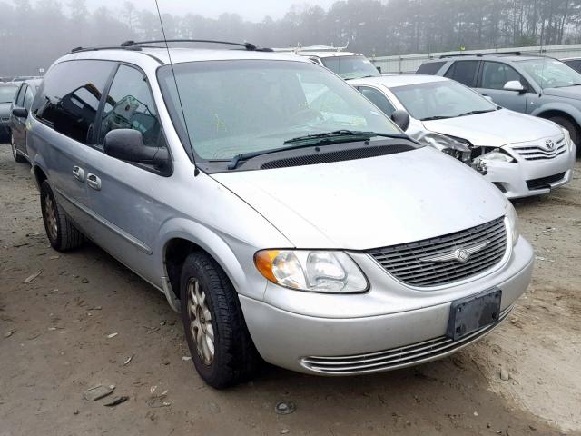 2C8GP74L92R548528 - 2002 CHRYSLER TOWN & COU SILVER photo 1