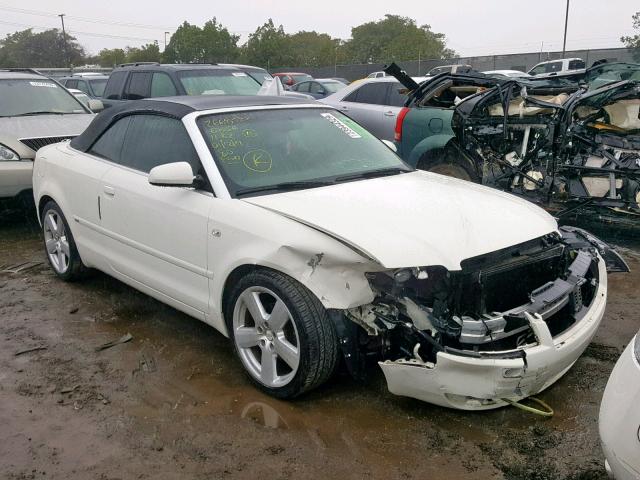 WAUBC48H76K002632 - 2006 AUDI A4 S-LINE WHITE photo 1