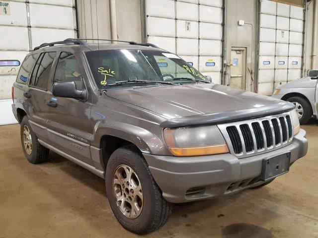 1J4GW48S0YC174830 - 2000 JEEP GRAND CHER BROWN photo 1