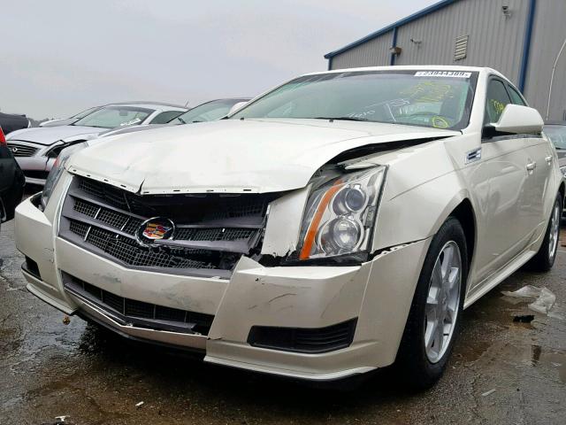 1G6DE5EG2A0138584 - 2010 CADILLAC CTS LUXURY WHITE photo 2