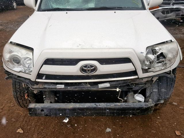 JTEBU17R18K031891 - 2008 TOYOTA 4RUNNER LI WHITE photo 7