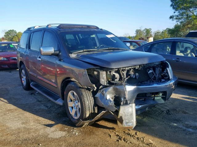 5N1BA08A37N721523 - 2007 NISSAN ARMADA SE GRAY photo 1