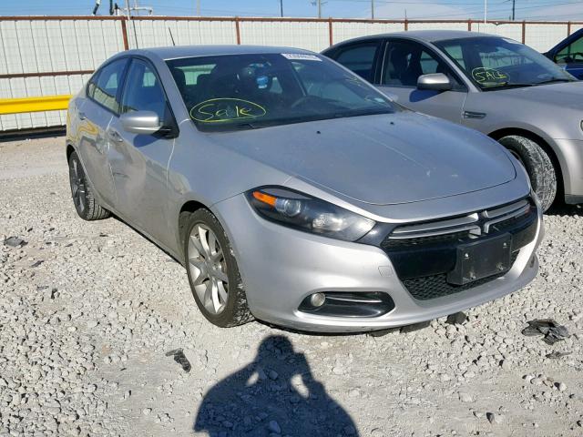 1C3CDFBH0DD148224 - 2013 DODGE DART SXT SILVER photo 1