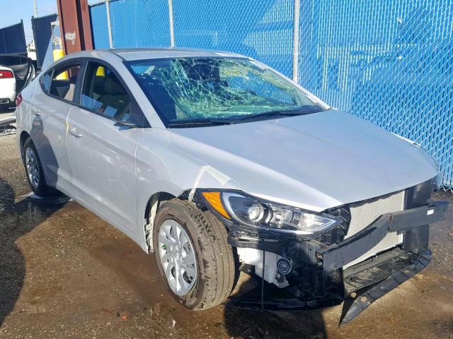 KMHD74LF1JU646092 - 2018 HYUNDAI ELANTRA SE SILVER photo 1