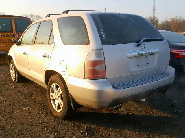 2HNYD18836H537550 - 2006 ACURA MDX TOURIN SILVER photo 3