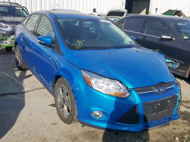 1FADP3F21EL347467 - 2014 FORD FOCUS SE BLUE photo 1