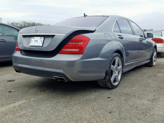 WDDNG7DB9CA433861 - 2012 MERCEDES-BENZ S 550 GRAY photo 4