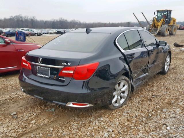 JH4KC1F38EC002297 - 2014 ACURA RLX BLACK photo 4