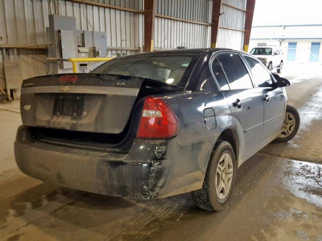 1G1ZS58F57F300754 - 2007 CHEVROLET MALIBU LS BLACK photo 4