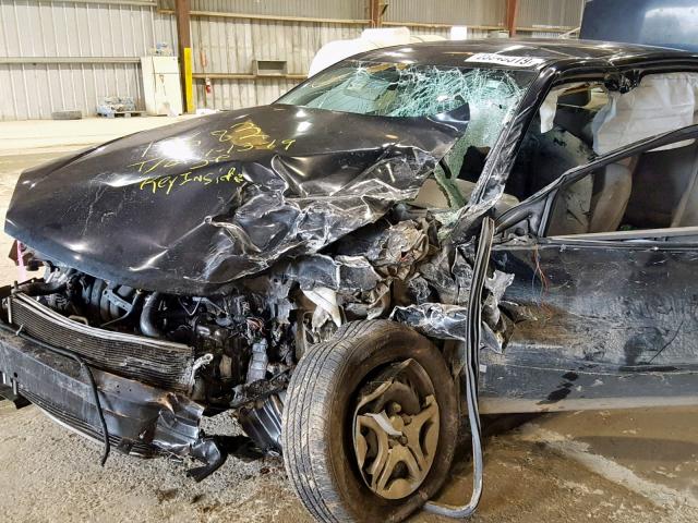 1G1ZS58F57F300754 - 2007 CHEVROLET MALIBU LS BLACK photo 9