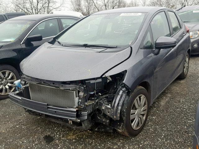 JHMGK5H54HS023687 - 2017 HONDA FIT LX RED photo 2