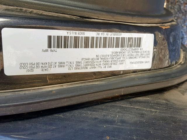 4S4BP62C277343453 - 2007 SUBARU LEGACY OUT GRAY photo 10