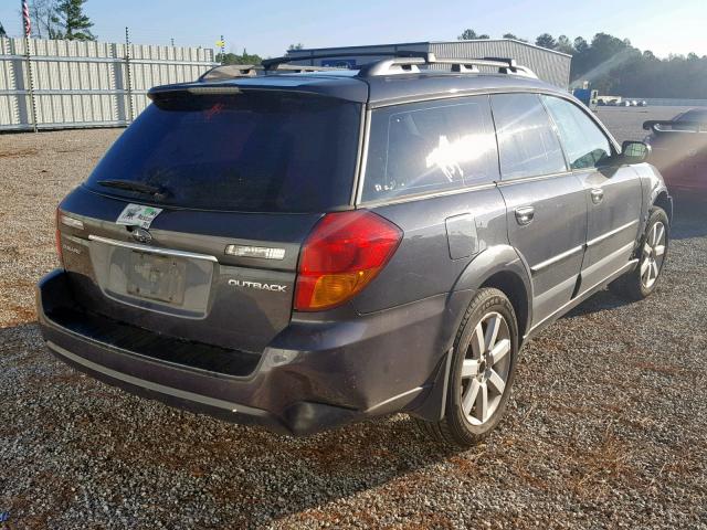 4S4BP62C277343453 - 2007 SUBARU LEGACY OUT GRAY photo 4